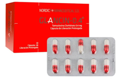 GLANCIN-0.4MG (TAMSULOSINA 0.4MG) CÁPSULAS