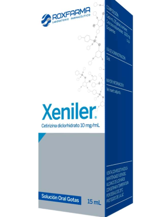 XENILER (CETIRIZINA DICLORHIDRATO 10MG/ML GOTA)15ML