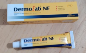 DERMOLAB NF (CLOTRIMAZOL 1%/BETAMETASONA 0.05g/GENTAMICINA 0.1g) CREMA 10G