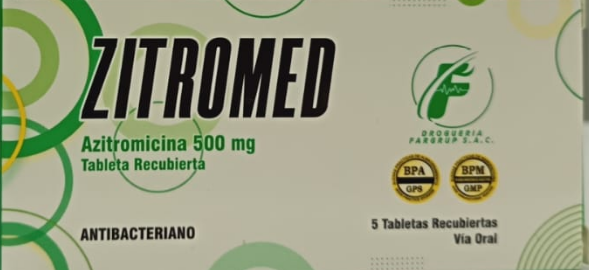 ZITROMED( AZITROMICINA 500 mg) TABLETA REC.