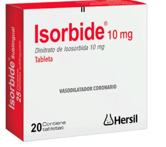 ISORBIDE 10MG X20TAB