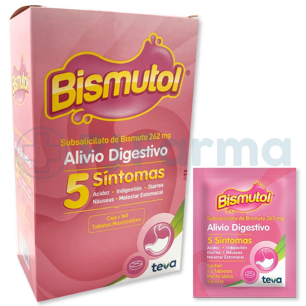BISMUTOL  X 80 SOBRES TAB
