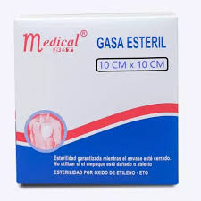GASA 10 CM X 10 ESTERIL
