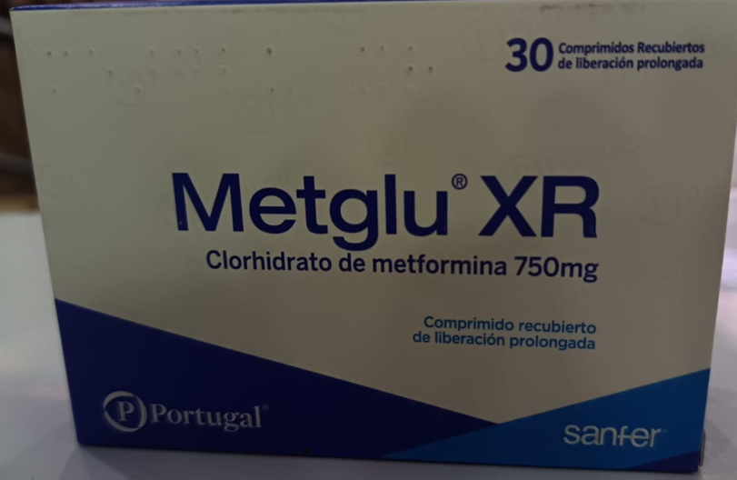 METGLU XR 750 MG (METFORMINA) COMP REC LIB PROL (copiar)