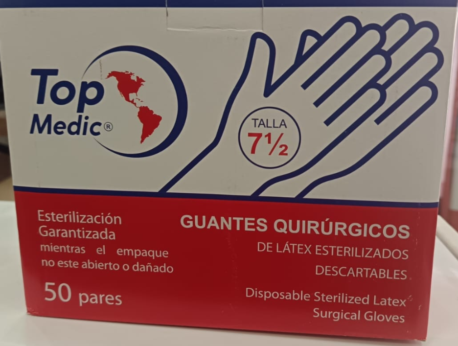 GUANTE QUIRÚRGICO ESTÉRIL N° 6  1/2