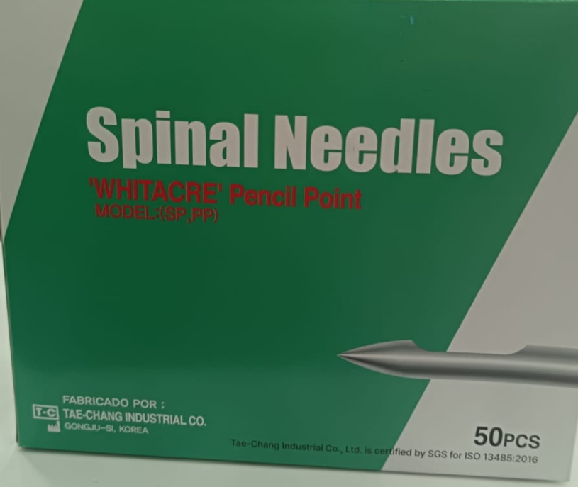 AGUJA ESPINAL EPIDURAL/RAQUIDEA PUNCION LUMBAR 27G X 3 1/2