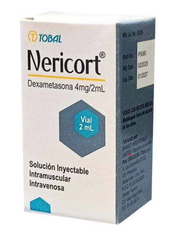 NERICORT(DEXAMETASONA 8MG/2ML) AMP IM/IV/IA