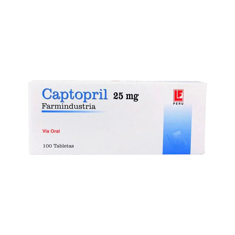 CAPTOPRIL 25MG TABLETA