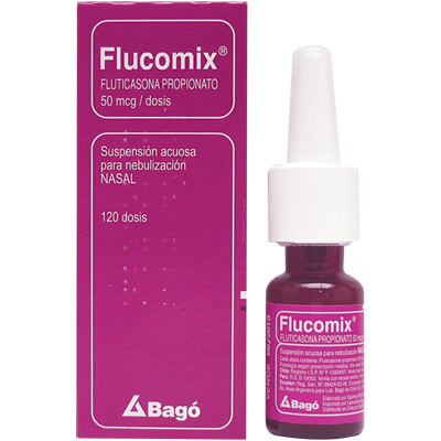 FLUCOMIX SPRAY (PROPIONATO DE FLUTICASONA 50MCG) 120 DOSIS