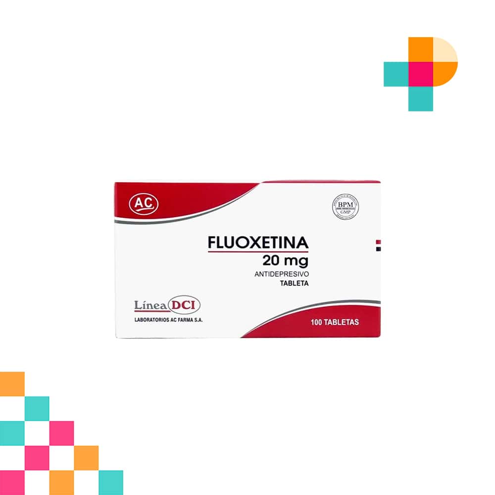 (C)FLUOXETINA 20MG TABLETAS