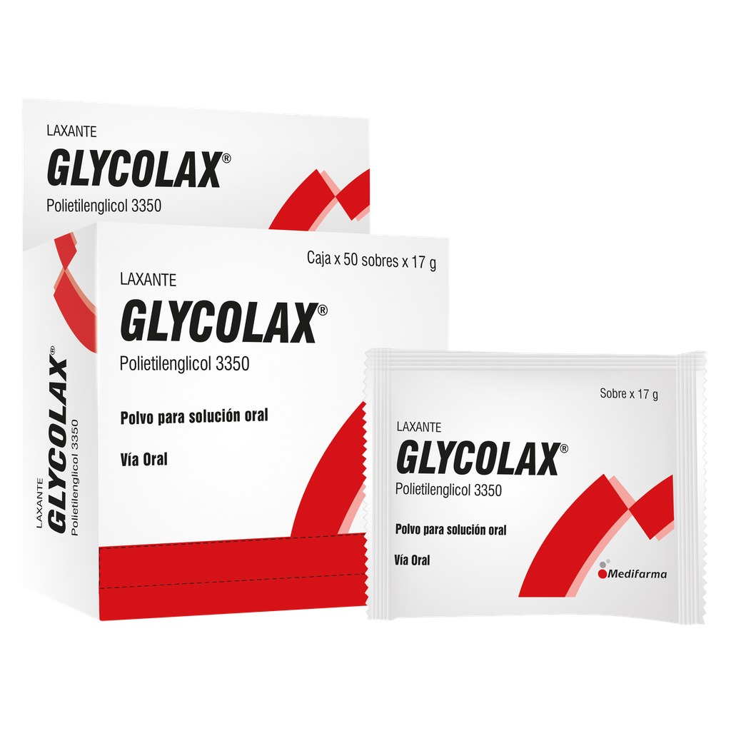 GLYCOLAX(POLIETILENGLICOL 3350) SOBRE 17G