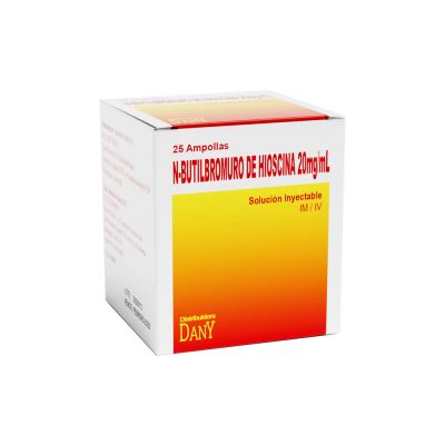 N-BUTIL BROMURO DE HIOSCINA 20 mg/ mL
