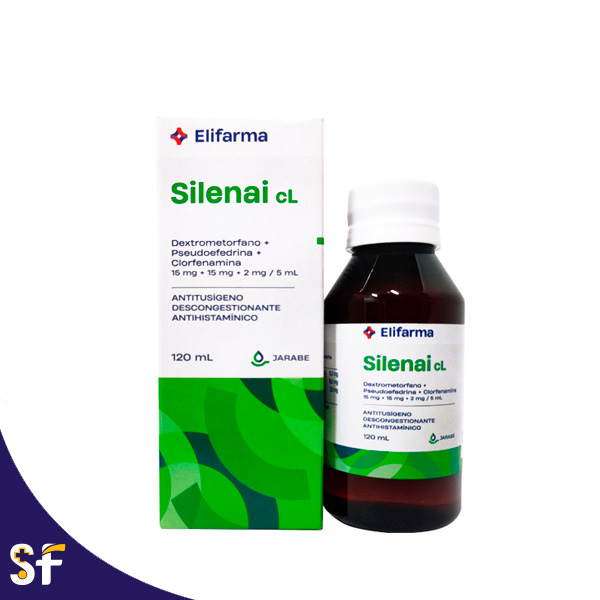 (C)SILENAI CL  NF (DEXTROMETORFANO 15MG+PSEUDOEFEDRINA 15MG+CLORFENAMINA 2MG/5ML)120ML JBE