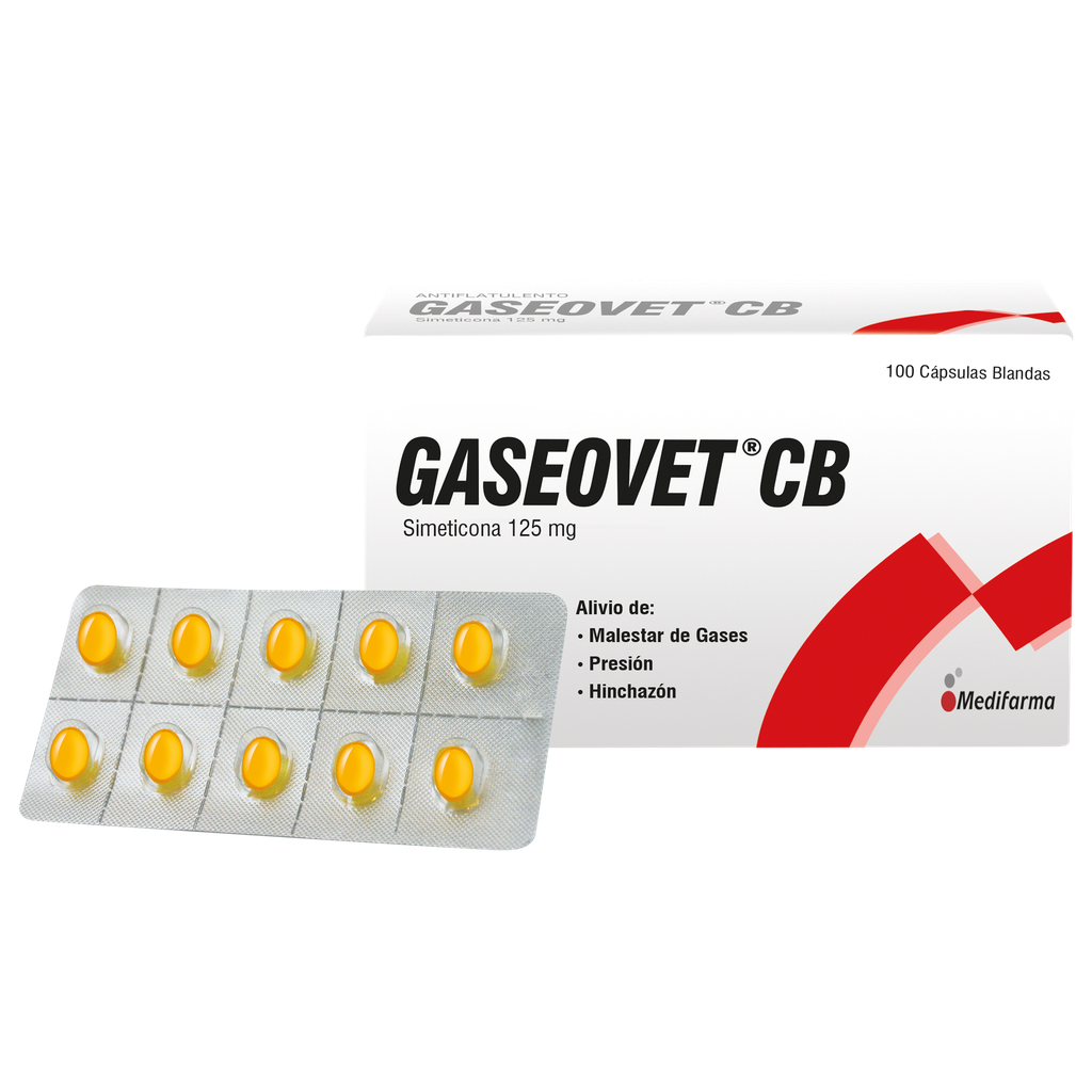GASEOVET CB 125 MG (SIMETICONA) CAP-BLANDA