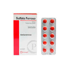 SULFATO FERROSO 300MG TABLETAS