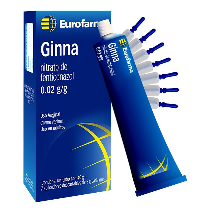 GINNA 40GR / NITRATO DE FENTICONAZOL (+7 APLIC) CREMA