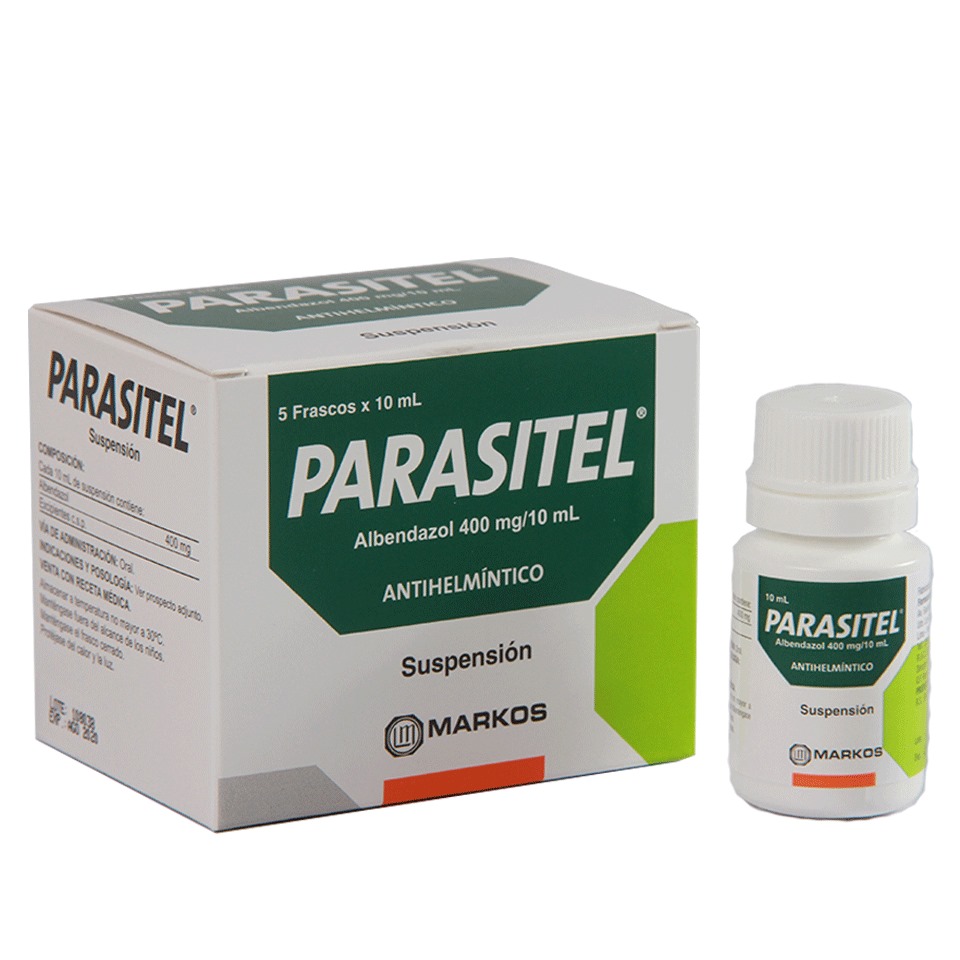 PARASITEL (ALBENDAZOL) 400 MG/10 ML  / FRASCO