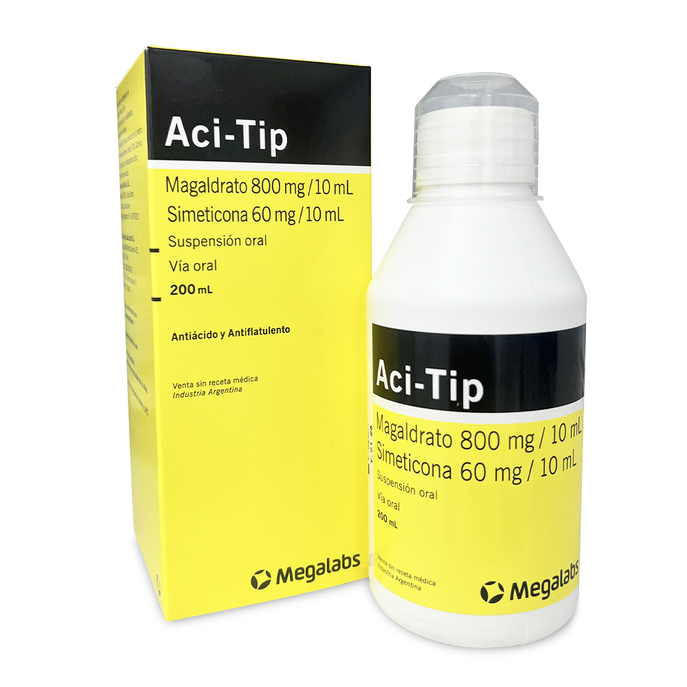 ACI-TIP (MAGALTRADO 400 MG/SIMETICONA 30 MG) X 200 ML(SUSP)