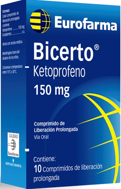 BICERTO(KETOPROFENO)  150 MG COMPRIMIDO LP