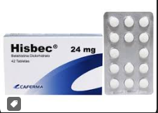 HISBEC (BETAHISTINA)24MG TABL