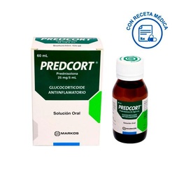 [MARKOS/MARCA] PREDCORT 25MG/5ML(PREDNISOLONA) X 60 ML