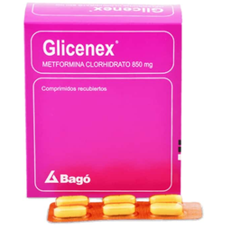 [BAGÓ] GLICENEX 850 MG(METFORMINA CLORHIDRATO) COMPRIMIDO