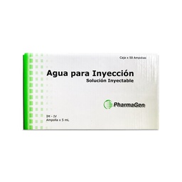 [PHARMA/GENERICO] AGUA ESTÉRIL 5ML
