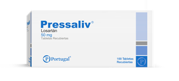 [PORTUGAL/MARCA] PRESSALIV 50 MG (LOSÁRTAN POTÁSICO) TAB REC