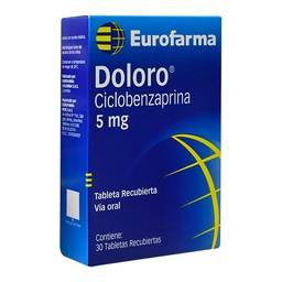 [EUROFARMA] DOLORO 5 MG(CICLOBENZAPRINA) TABLETA