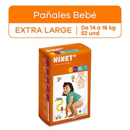 [NINET] PAÑAL NINET INDIVIDUAL T/XL-52UNI