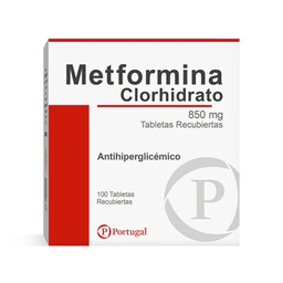 [PORTUGAL/GENERICO] METFORMINA CLORHIDRATO 850MG TAB