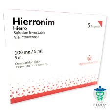 [EE01810] HIERRONIM® 100MG/5ML (HIERRO SACARATO)AMP  HS