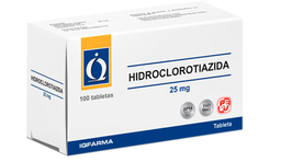 [IQFARMA] HIDROCLOROTIAZIDA 25MG TABLETA