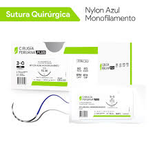 [CIRUGIA PERUANA] NYLON AZUL 3/0 TC20