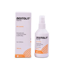 [MEDIDERM/MARCA] DESTOLIT 5 % LOCION (PERMETRINA)VIA TOPICA 100ML.