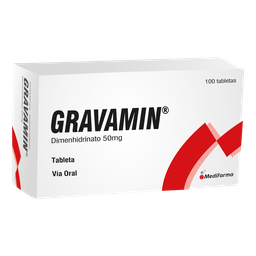 [MEDIFARMA/MARCA] GRAVAMIN (Dimenhidrinato) 50 mg X 100 TAB