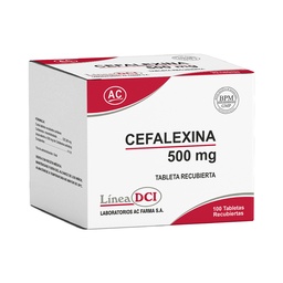 [EN02082] CEFALEXINA 500MG TABLETA