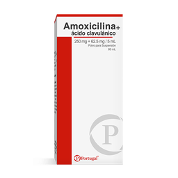 [PORTUGAL] AMOXICILINA+ACIDO CLAVULÁNICO PPS 250MG/62.5MG-5ML 60 ML
