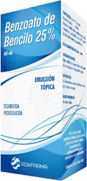[ROXFARMA] BENZOATO DE BENCILO 25% FRASCO X 60 ML