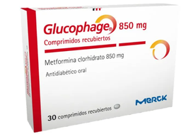 [MERCK/MARCA] GLUCOPHAGE 850MG (METFORMINA  LORHIDRATO)