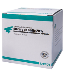 [LABOT] CLORURO DE SODIO 20%  AMP