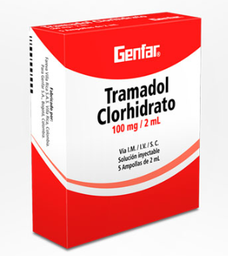 [GENFAR] (C)TRAMADOL 100MG/2ML AMP CAJA X 10