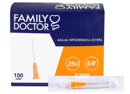[FAMILY DOCTOR] AGUJA HIPODERMICA 25G X 5/8