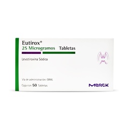 [MERCK] EUTIROX 125 MG(LEVOTIROXINA) TABLETA