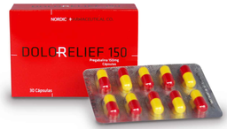 [NORDIC PHARMACEUTICAL] DOLORELIEF (PREGABALINA150 MG )CÁPSULAS