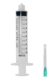 [TOP MEDIC] JERINGA 10ML - 21G X 1 1/2