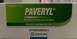 [A32002] PAVERYL( CLORHIDRA DE PAPAVERINA 30MG/ML) IM/IV