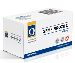 [IQFARMA] GEMFIBROZILO 600 MG TABLETAS