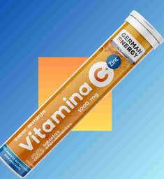 [EUROCARE] VITAMINA C 1000MG + ZINC TUBO X 20TAB.EFERV