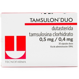 [TECNOFARMA] TAMSULON DUO(DUTASTERIAD TAMSULOSINA 0.5MG/0.4MG) CÁPSULAS